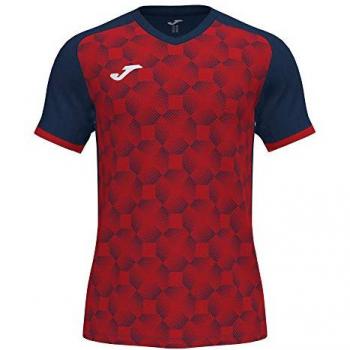 Camiseta de Manga Corta para Hombre Joma Supernova III Marino-Rojo