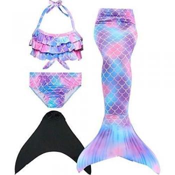 NAITOKE Niñas Cola de Sirena para Nadar