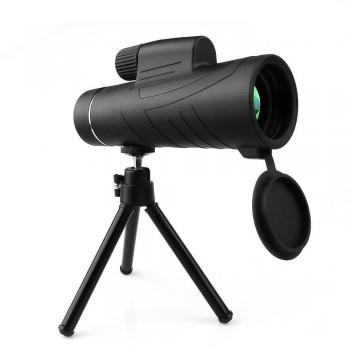 Monocular 10x42 formato telescopio con trípode puedes acoplar al teléfono para hacer foto de cerca trípode para estabilizar Acerca la Naturaleza a tu vista Fácil de observar con un ojo