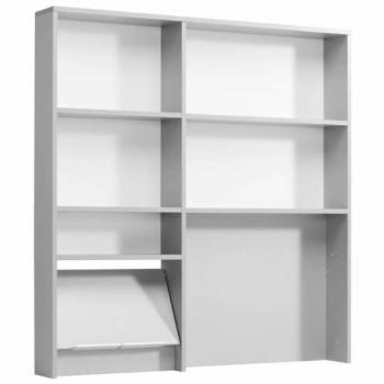 Estantería modular multifunción 120 cm de cocina EKO mueble color gris aluminio moderno