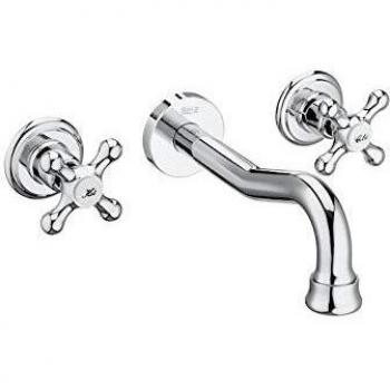 Roca A5A474BC00 Mezclador Bimando Empotrable Lavabo, Cromado