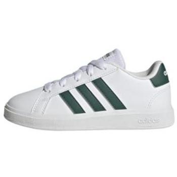Adidas Grand Court 2.0 Kids Lace-Up Tennis Sneakers White