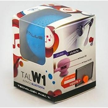 TALIUS Altavoz W1 Silicona Bluetooth Blue - Altavoces portátiles
