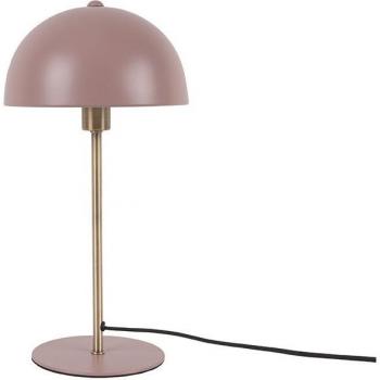 Lámpara de mesa metálica Leitmotiv Bonnet, diseño moderno, estructura de metal, base estable, pantalla en forma de campana, disponible en varios colores