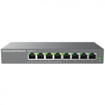 Grandstream GWN7711P Layer 2 Lite Managed Switch, 8 Ports, 4 PoE/PoE+ Outputs