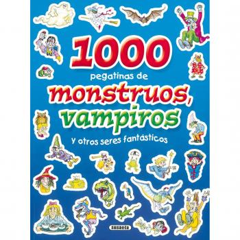 1000 Pegatinas de monstruos, vampiros y otros seres fantásticos