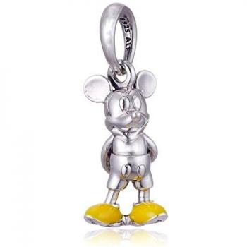 Charm colgante Pandora 397394EN06 plata Disney Mickey Clásico