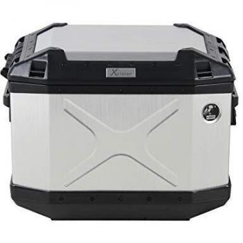 Caja de Aluminio Hepco & Becker Xplorer 40 Izquierda - Plata 42 Litros