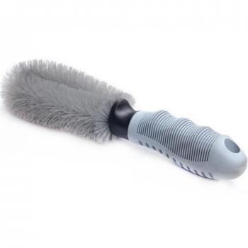 Chytaii Cepillos Llanta Rueda Neumático Cepillo para Limpieza de Coche Paquete de 1 Gris