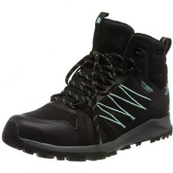The North Face Womens Litewave Fastpack II Mid WP, Zapato para Caminar para Mujer, TNF Black, 46 EU