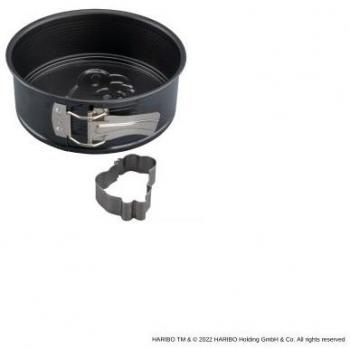 Molde Springform Zenker Haribo de 18 cm con cortador de galletas en forma de oso