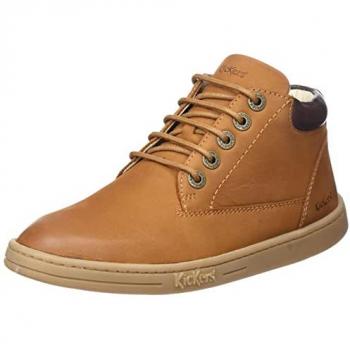 Kickers Tackland Children's Ankle Boots - Camel Brown