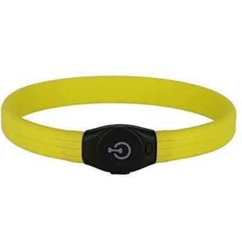 Collar con luz LED Maxi Safe verde 60cm x 15mm