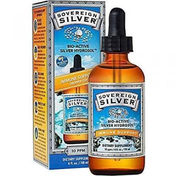 Sovereign Silver Bio-Active Silver Hydrosol - 118ml Dropper, 0684088232319