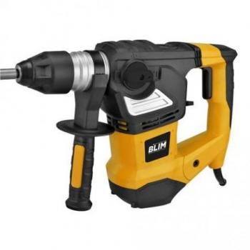 Blim Martillo SDS-Plus 1800W 820rpm - 4 Funciones - Potencia de Impacto 7J - 4.000 Impactos por Minuto - Incluye Brocas y Cincel