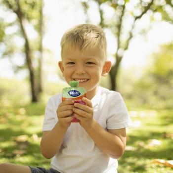 Hero Baby Mi Merienda Bolsitas de Yogur con Plátano y Fresa Pack de 4x100g