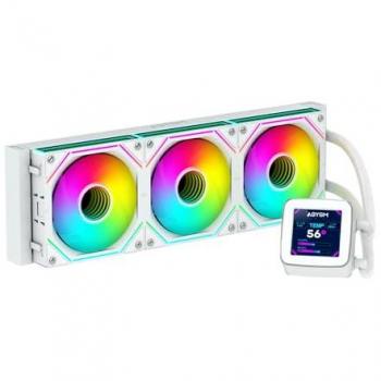 Kit de Refrigeración Líquida Abysm Oceanic 360 ARGB con Pantalla LCD 2,8, 3 Ventiladores de 120 mm, Bomba de 2500 RPM y Tubos de 380 mm - Color