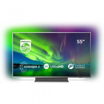 Philips 55PUS7504/12 Philips Android TV 4K de 55 Pulgadas. LED UHD Ideal para Netflix y Youtube. Asistente de Google y Alexa/P5, Ambilight, HDR, Dolby Vision y Dolby Atmos. [Clase energética A+]