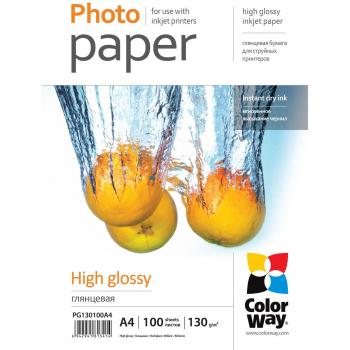Papel Fotográfico ColorWay Brillante 200 g/m² 10x15 cm - Paquete de 100 hojas