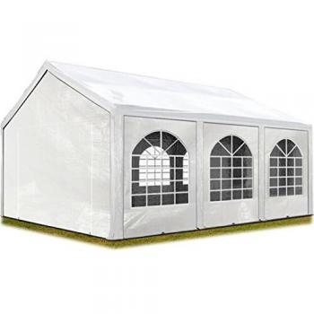 Carpa de fiesta Toolport 3x6 m PE 450 blanca alta calidad