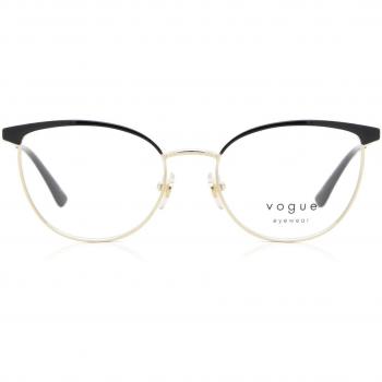 Vogue VO4208 Women's Gold Eyeglasses - Frame Only, Size 50, Blue Light Blocking Available