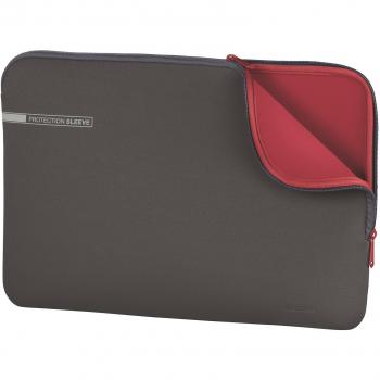 Funda Neopreno Hama 13.3 Gris y Rojo