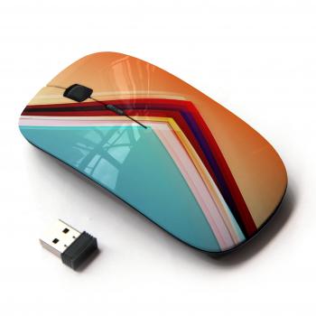 KOOLmouse [ Ratón óptico 2.4G inalámbrico ] [ svet cvet linii ugol obem ]