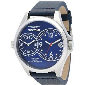 Sector Men's Analogue Quartz Watch with Leather Strap R3251180015