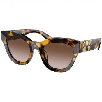 Miu Miu MU01YSF Asian Fit VAU6S1 Women's Sunglasses Tortoiseshell Size 51