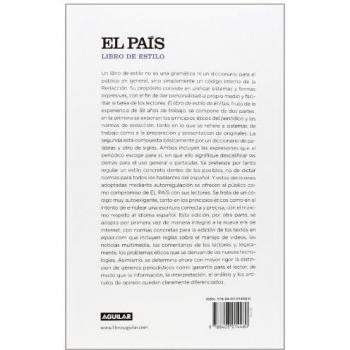 Libro de estilo El País: Una herramienta útil para los lectores; un manual imprescindible para periodist