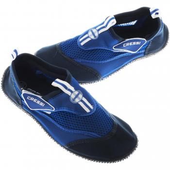 Cressi Reef Calzado para Mar y Deportes Acuáticos, Unisex Adultos y Niños, Azul Claro/Azul, 35