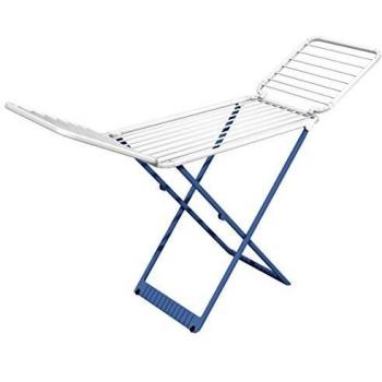 Tendedero de Ropa Plegable con Ruedas Gimi Perla 190x55x90 cm