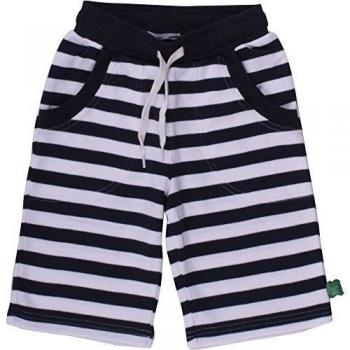 Fred's World by Green Cotton Sailor stripe shorts-short Niñas    Blau
