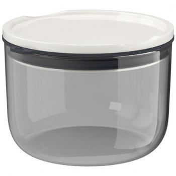 Caja de Almuerzo de Vidrio Villeroy & Boch To Go & To Stay Redonda 13x9,5 cm Gris