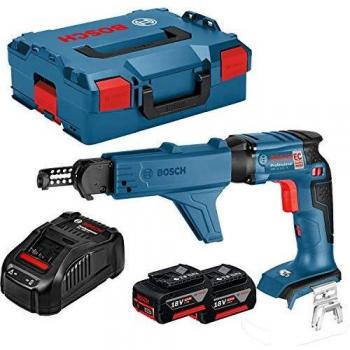 Bosch Professional GSR 18 V-EC TE + MA 55 - Atornillador a batería para placa de yeso