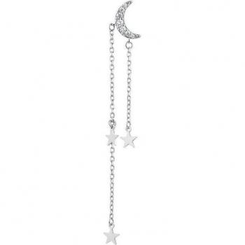 Piercing Earcandy Pluie D´étoiles de Plata de Ley 925 con diseño de luna y estrellas