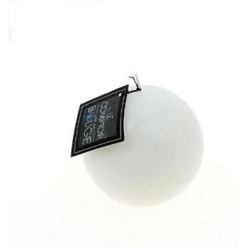 Vela Bola Rústica Blanca 445g - Atmosphera