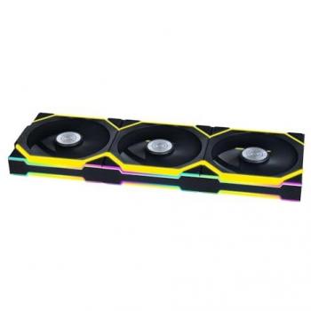 Ventilador Lian-Li UNI FAN SL120 Wireless ARGB PWM 3 en 1 con Controlador - Palas Inversas, 120 mm, Negro