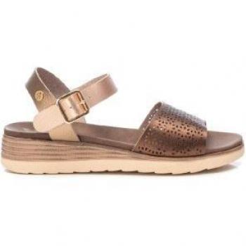 Sandalia de mujer Xti 142887 bronce con hebilla