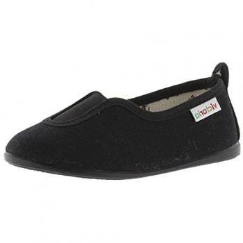 Victoria Zapatillas de Lona Unisex para Niños con Elástico Central y Suela al Tono 104857 Negro 24
