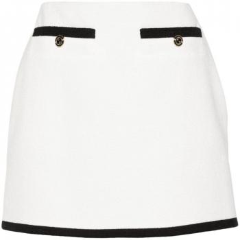 Gucci Women's Cotton Tweed Skirt in White | Size S | 784908ZAQHX9799