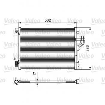 Condensador de aire acondicionado VALEO 814494