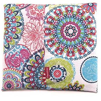 Saco Térmico de Semillas para calentar en microondas con aroma a Azahar, Lavanda o Romero, alivia dolores musculares y estrés, terapia de frío y calor, diseño seguro y natural, funda lavable, dimensiones L