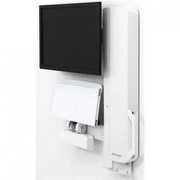 Soporte Vertical Ajustable Ergotron StyleView Sit-Stand para Monitores de 61 cm (24) en Blanco - Alta Tráfico