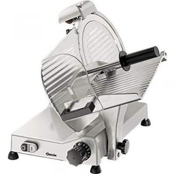Cortadora Bartscher 300 Plus, Lámpara Ø 30 cm, Potencia 200 W, Grosor de Corte 1-15 mm, Dimensiones 48x63x46.1 cm, Color Plateado/