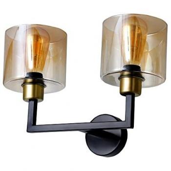Aplique de pared vintage de metal Wellhome, 35x20x26 cm, casquillo E27 Max 60W