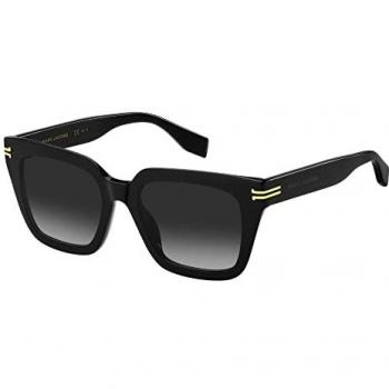 Marc Jacobs Stylish Square Sunglasses MJ 1083/S - Black Acetate with Gray Gradient Lenses, Size: 52mm