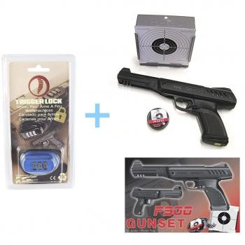 Gamo Pack Pistola Aire Comprimido P-900, Pistola de balines