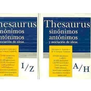 Thesaurus Sinonimos 2 Tomos