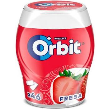 Chicle Orbit Sabor Fresa - Pack de 46 Grageas